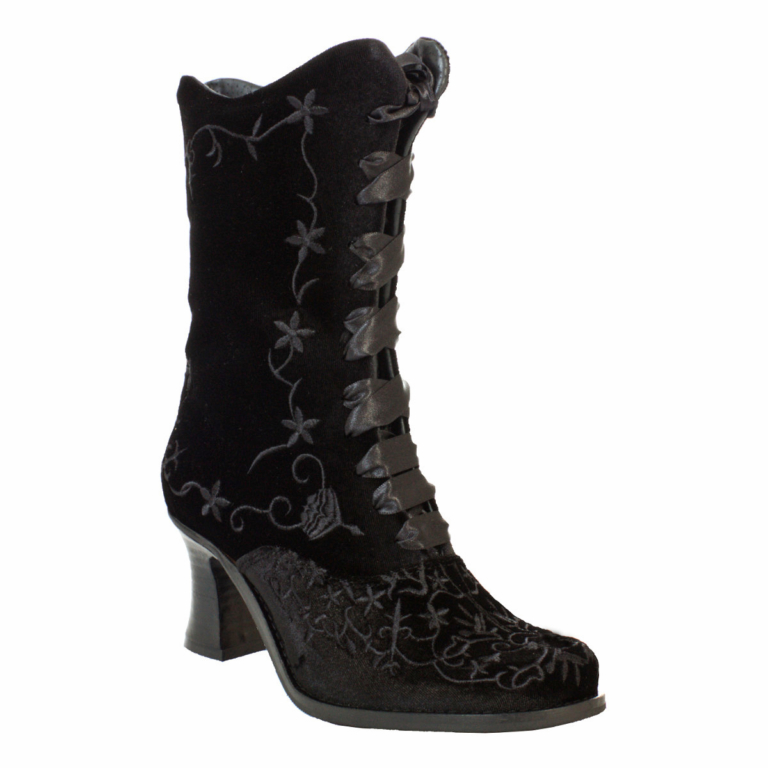 Boots & Braces Stiefel Black Velvet