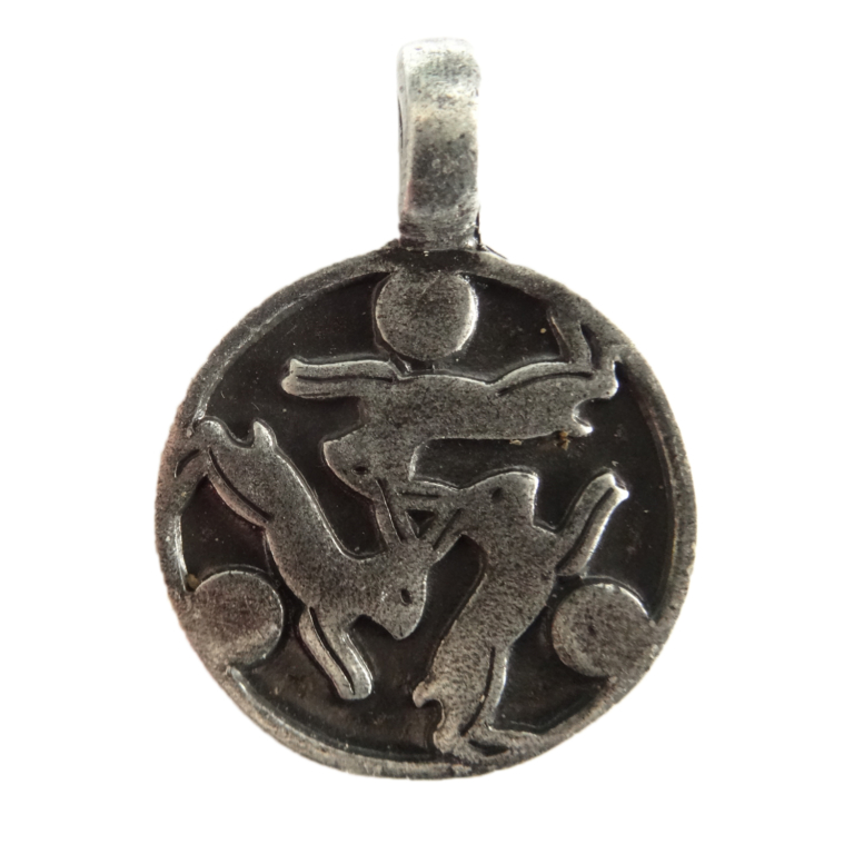 Leather-Steel Fashion Anhänger Triple Rabbit
