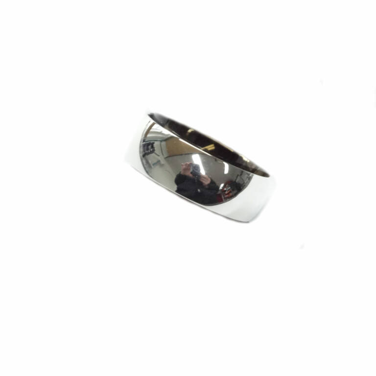 White Dragon Ring Silver Shine