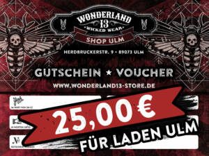 Wonderland 13 Gutschein für Laden Ulm - 25 €