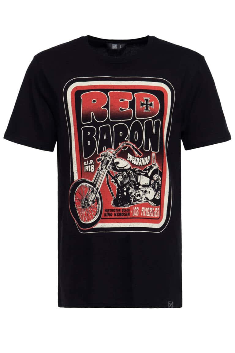 King Kerosin Red Baron Speedshop T-Shirt