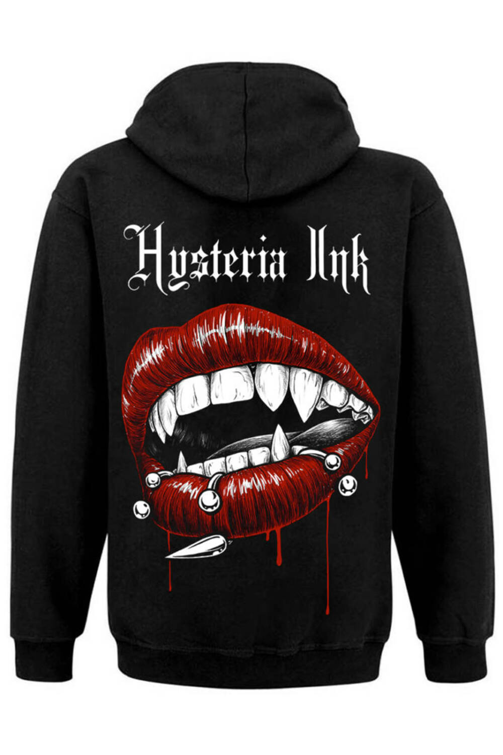 Hysteria Ink Zip-Hoody Vampire Lips Ink