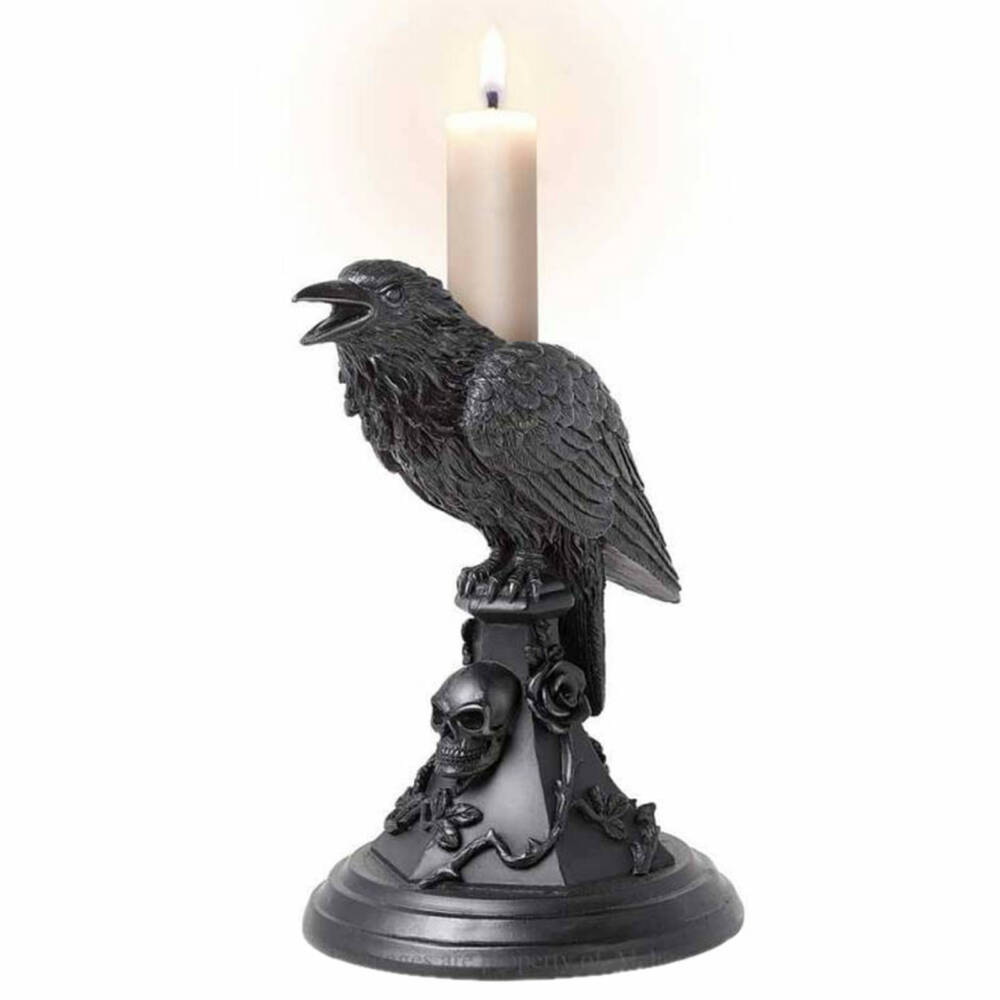 Alchemy Kerzenhalter Poes Raven – Bild 2