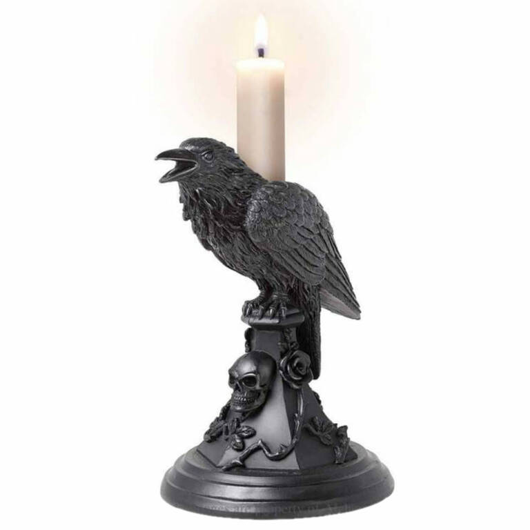 Alchemy Kerzenhalter Poes Raven – Bild 2