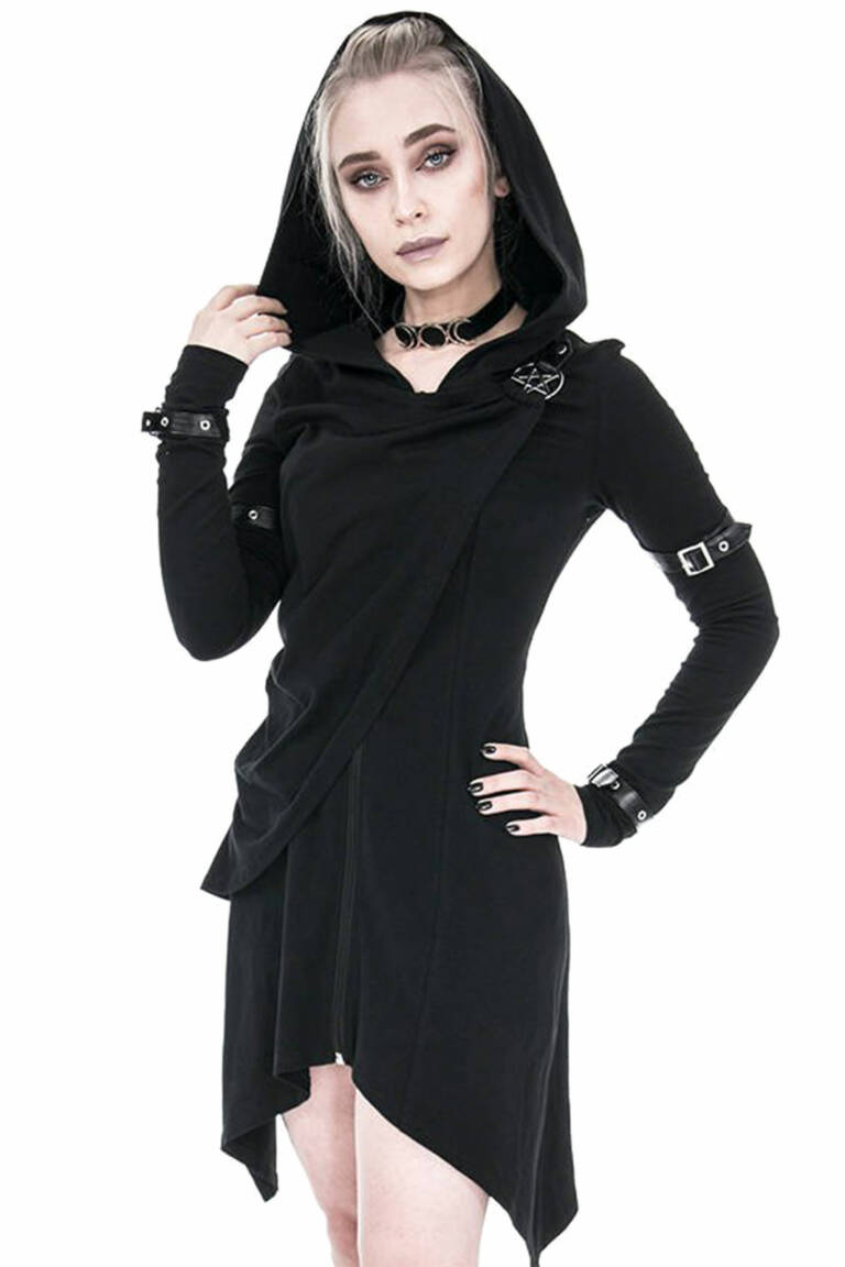 Restyle Kapuzenjacke Black Hecate