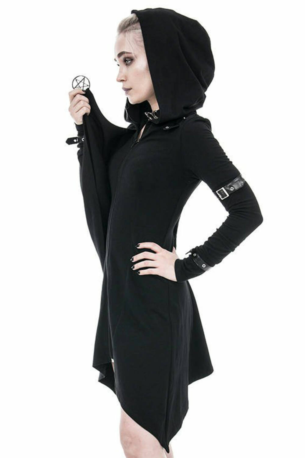 Restyle Kapuzenjacke Black Hecate – Bild 4