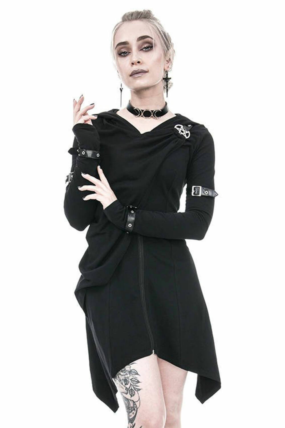 Restyle Kapuzenjacke Black Hecate – Bild 6