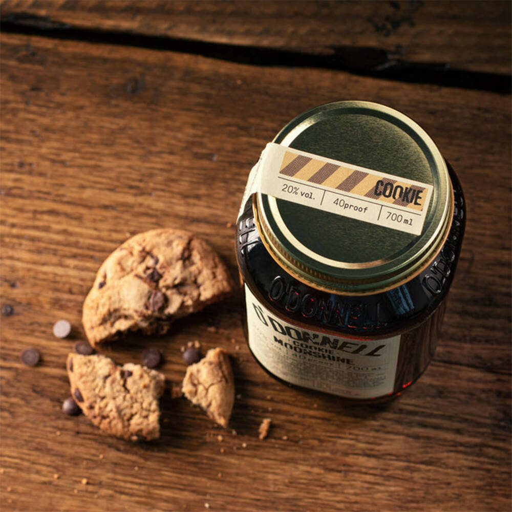 Likör O'Donnell Moonshine Cookie 0,7l, 20% – Bild 2