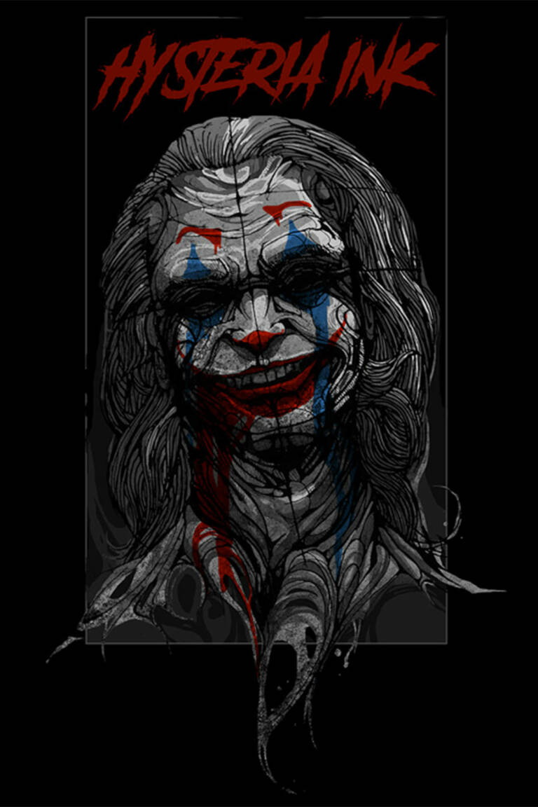 Hysteria Ink T-Shirt Joker – Bild 2