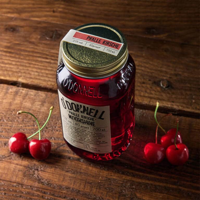 Likör O'Donnell Moonshine Pralle Kirsche 0,7l, 20% – Bild 3