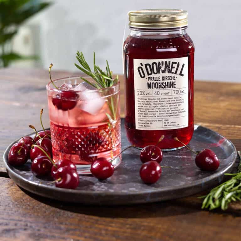 Likör O'Donnell Moonshine Pralle Kirsche 0,7l, 20% – Bild 2