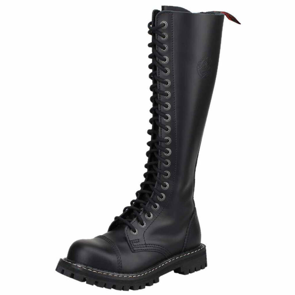 Angry Itch 20-Loch Gothic Punk Army Ranger Lederstiefel