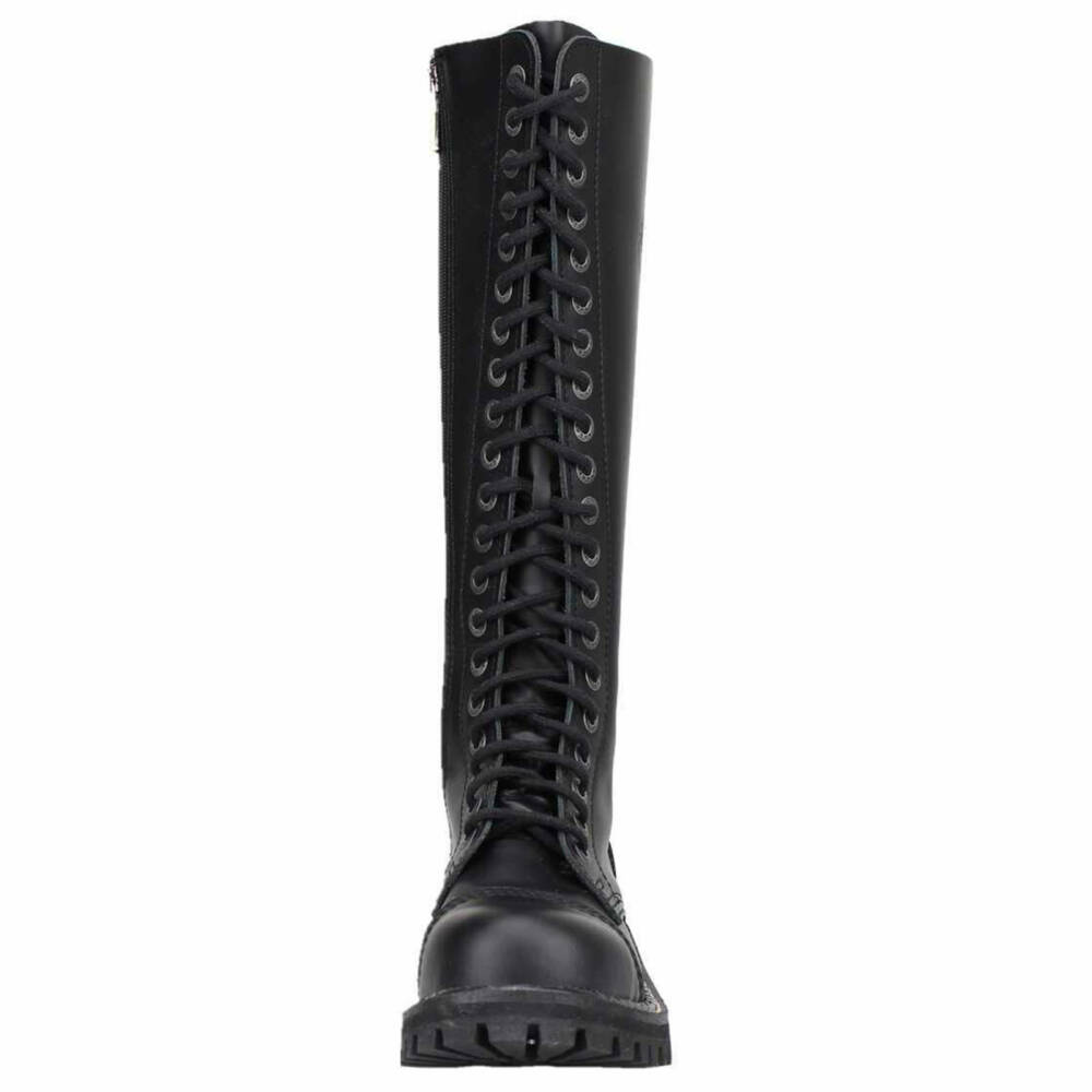 Angry Itch 20-Loch Gothic Punk Army Ranger Lederstiefel – Bild 3