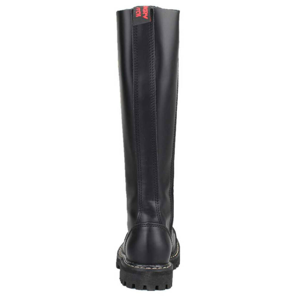 Angry Itch 20-Loch Gothic Punk Army Ranger Lederstiefel – Bild 5
