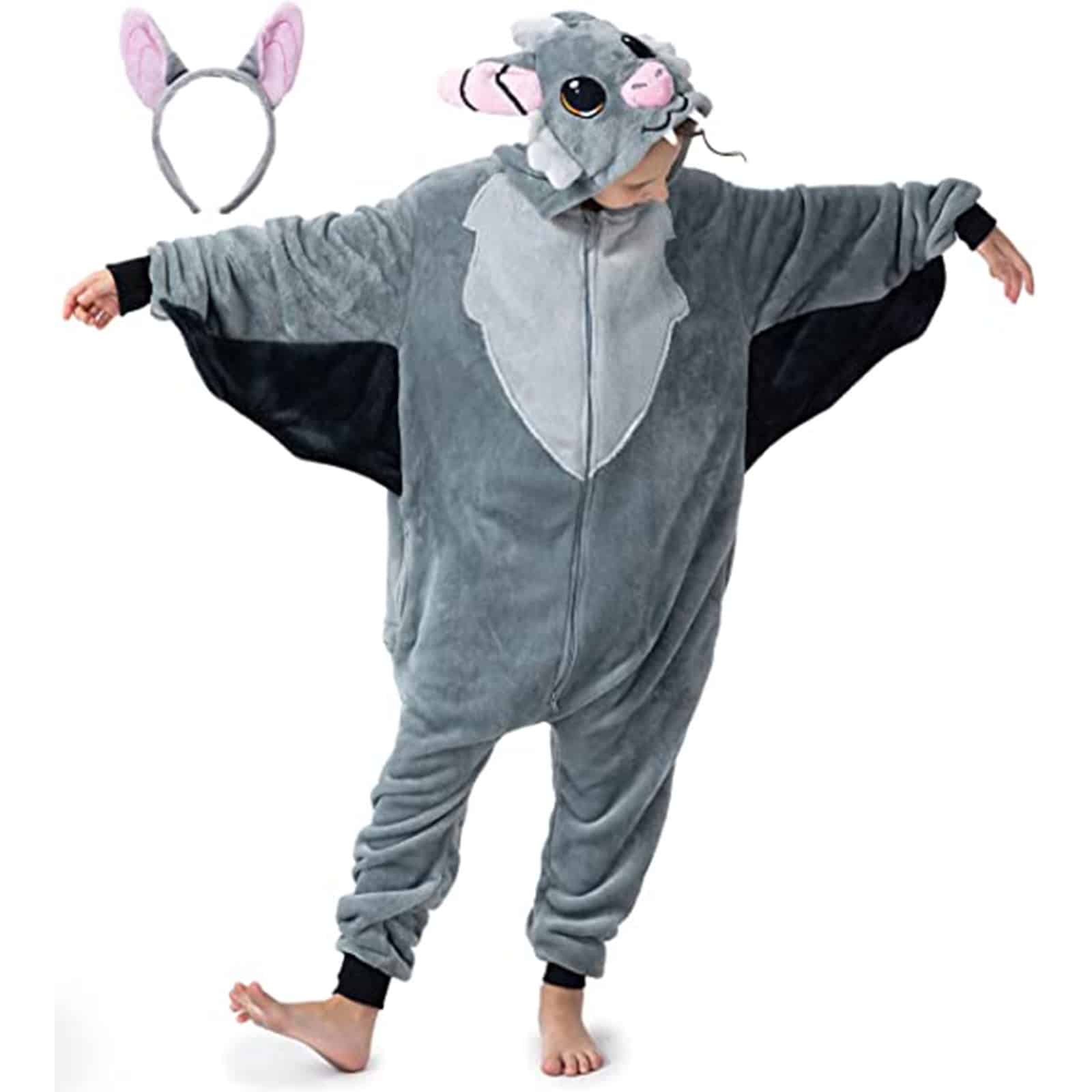 corimori Kinder-Kostüm Vivi die Fledermaus 90 - 110 cm - Wonderland 13 Store