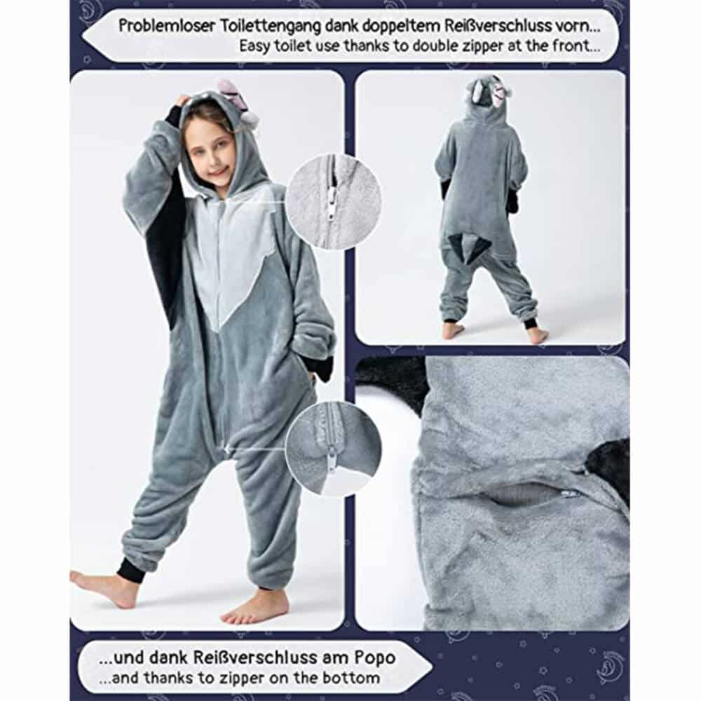 corimori Kinder-Kostüm Vivi die Fledermaus 90 - 110 cm – Bild 3