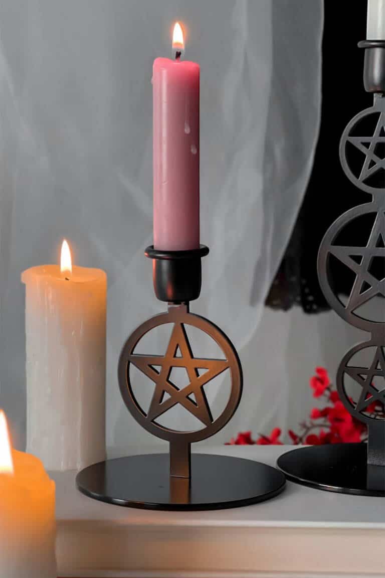 Killstar Kerzenständer Pentagram Small – Bild 2