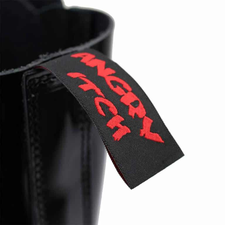 Angry Itch 20 Hole Gothic Punk Army Ranger Patent Leather Boots – Bild 9