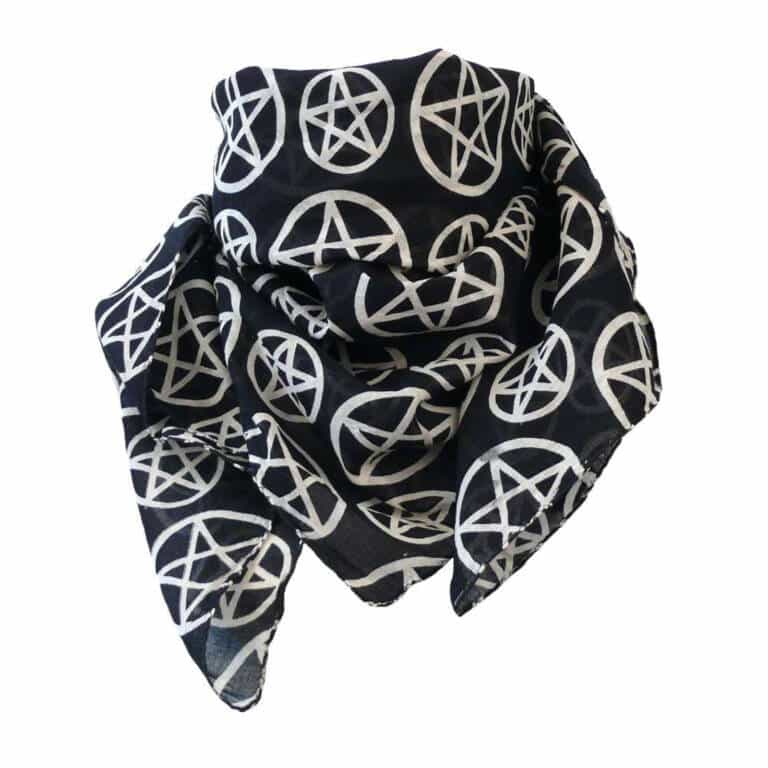 Black Sinner Neckerchief Pentagram Cult – Bild 3