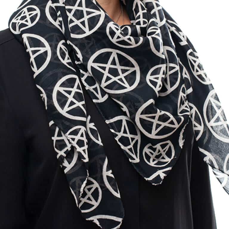Black Sinner Neckerchief Pentagram Cult – Bild 4