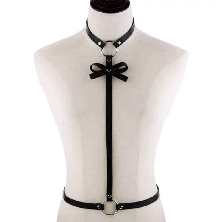 Moon Attic Harness Black Ribbon