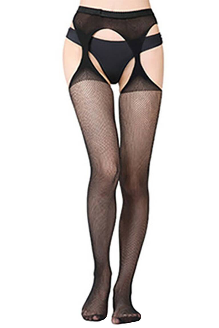 Alcatraz-Gothic Strumpfhose Suspender V1