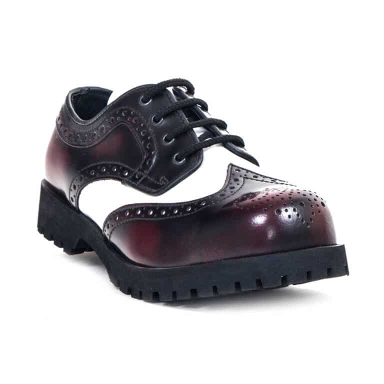Boots & Braces Halbschuh Budapester 2-Colour