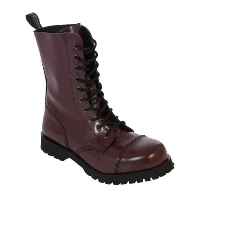 Boots & Braces 10-Loch Stiefel Cherry