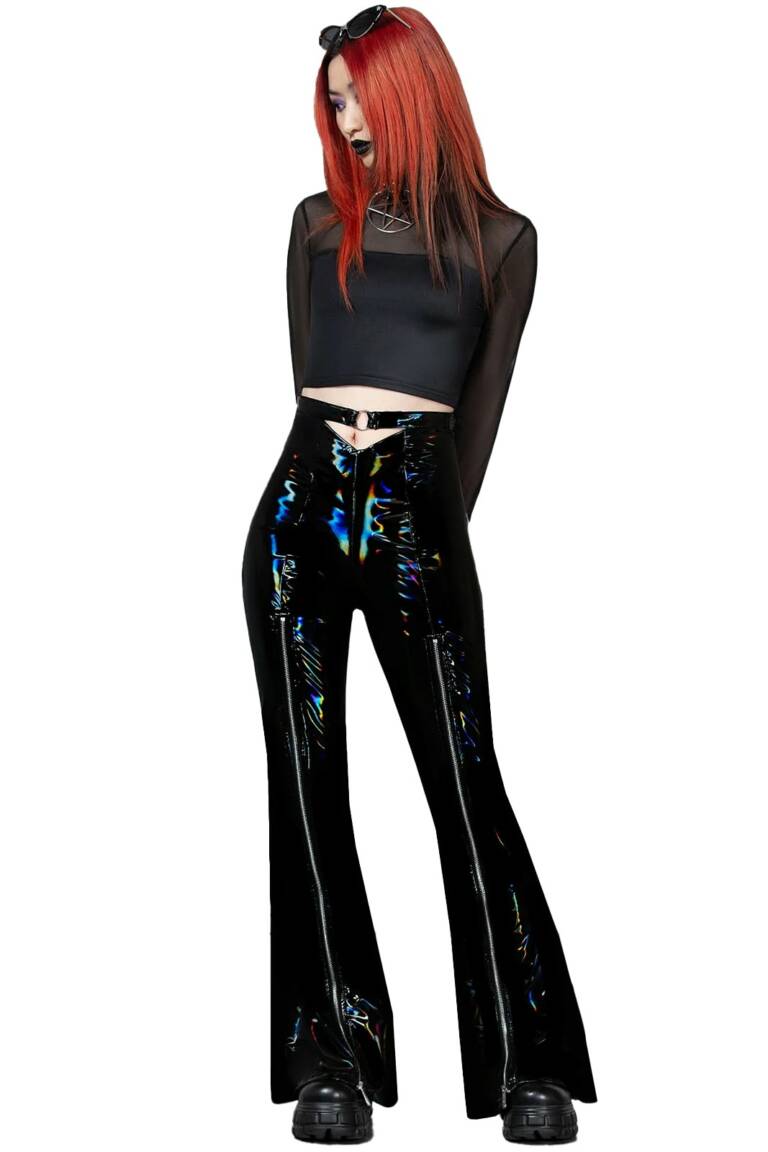 Killstar flared pants Rainbow ABlaze [Digital]