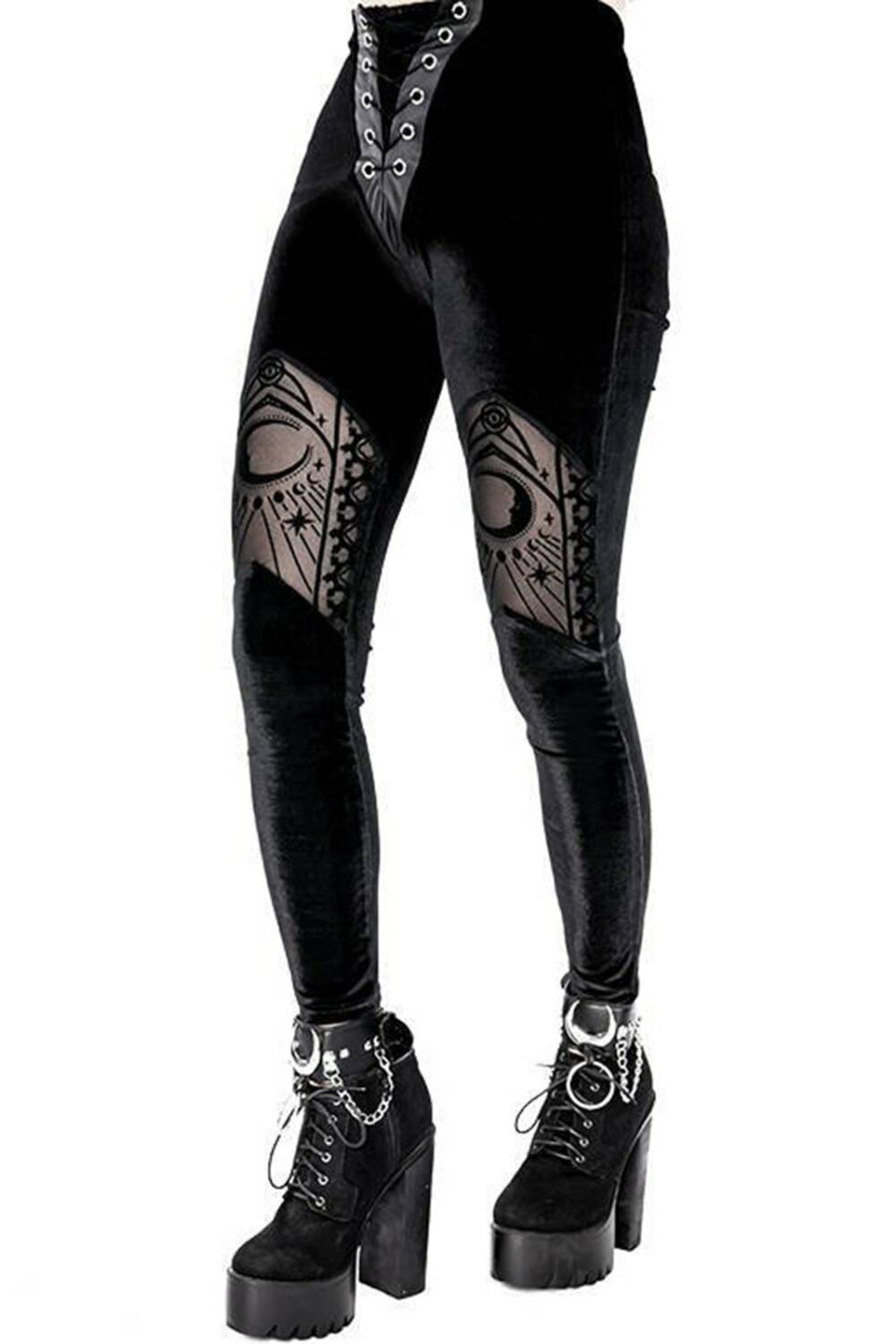 Restyle Legging Cathedral Crescent Moons – Bild 4