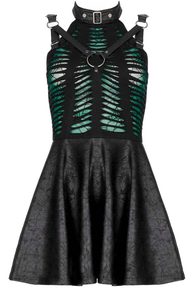 Punk rave dress Widows Poison – Bild 2