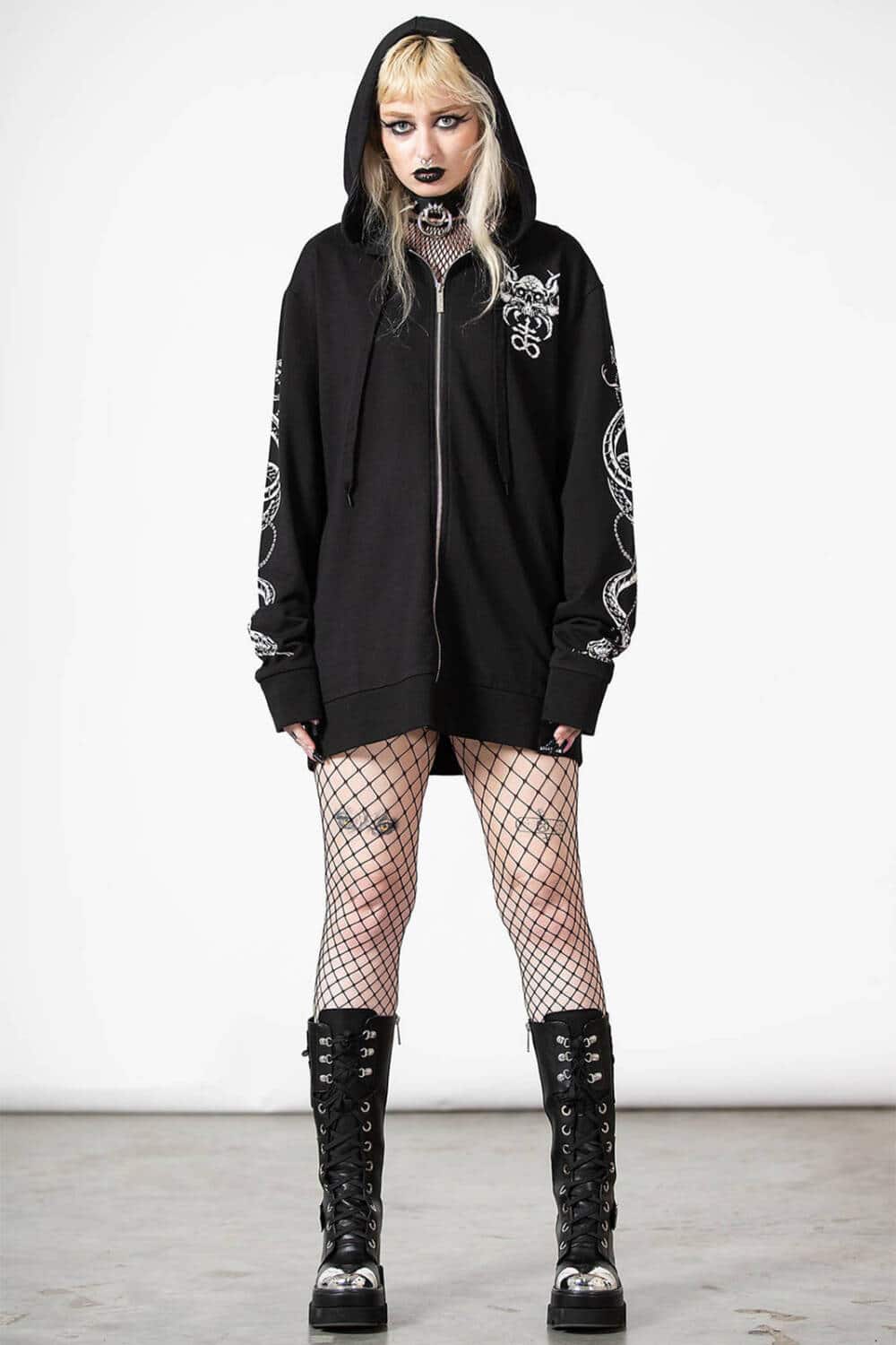 Killstar Zip-Hoodie Anders – Bild 5