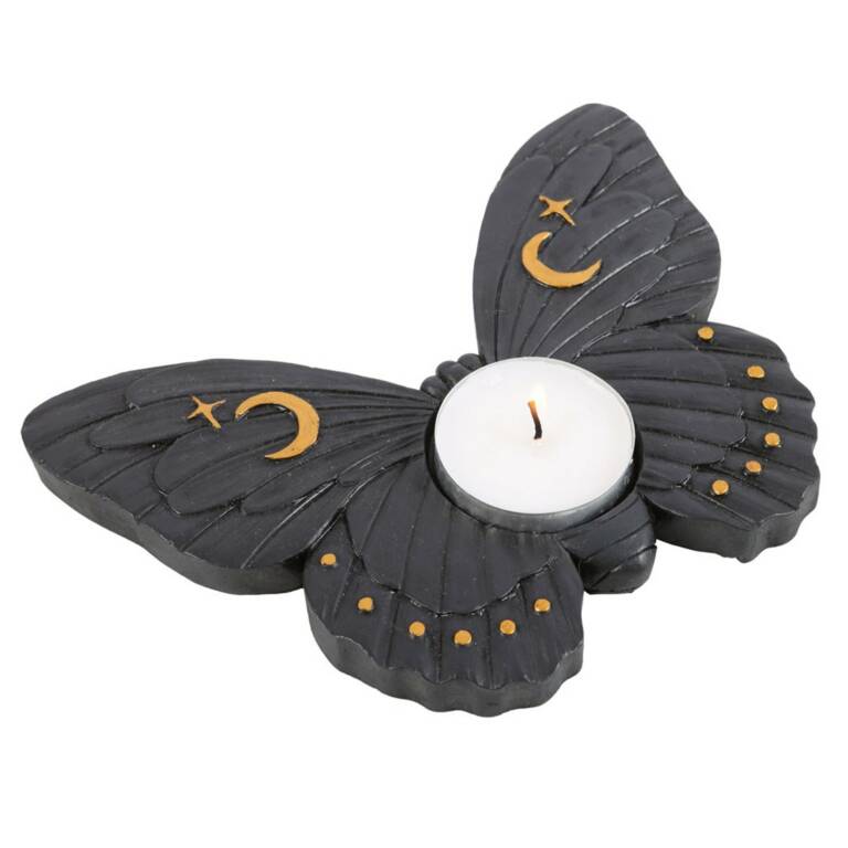 Spirit of Equinox Halter für Teelichter Black Moth