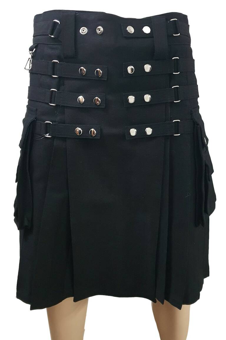 Hysteria Ink Kilt Coffin Black