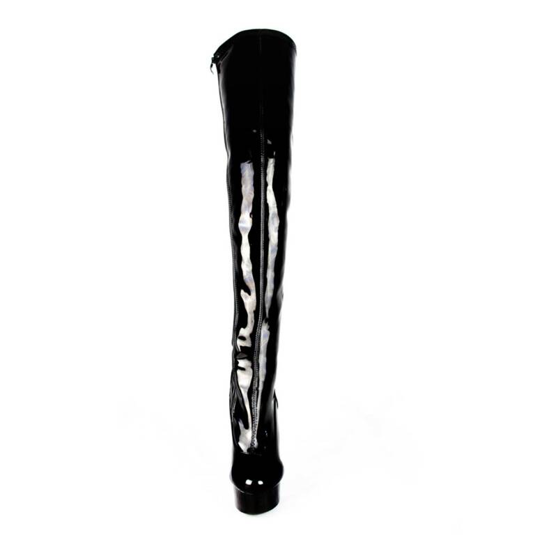 Erogance overknee boots stretch lacquer Iskierka – Bild 2