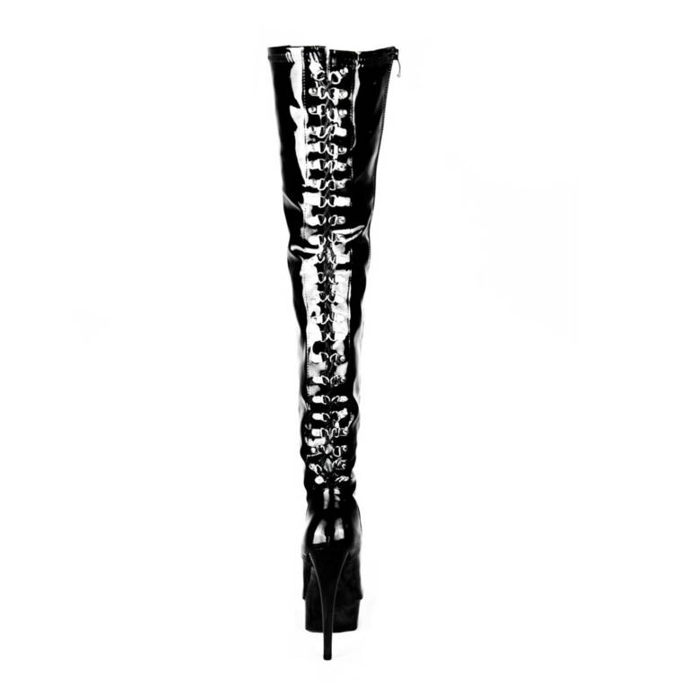 Erogance overknee boots stretch lacquer Iskierka – Bild 5