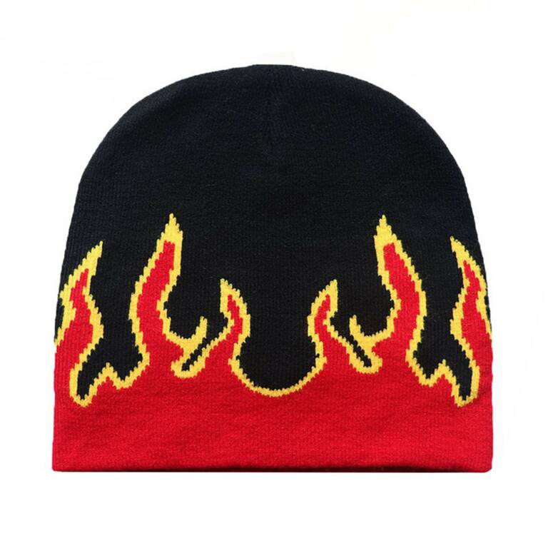Moonattic knitted hat Red Fire