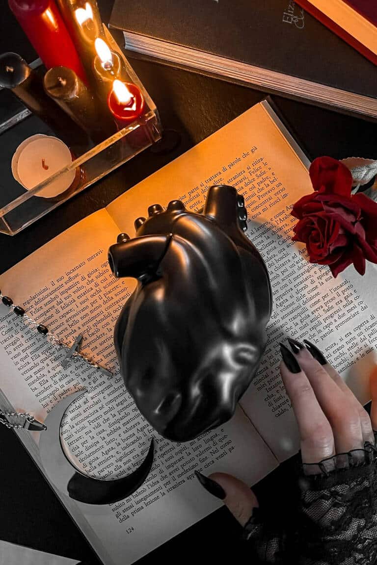 Killstar Schale mit Deckel Black Heart – Bild 4