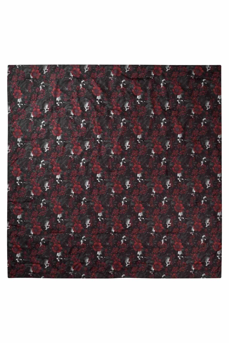 Killstar microfiber comforter Beastie Bloom