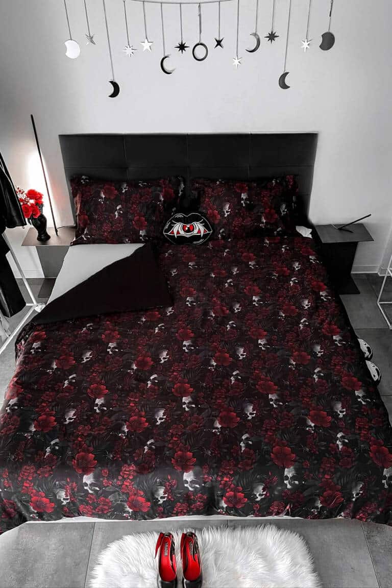 Killstar microfiber comforter Beastie Bloom – Bild 2