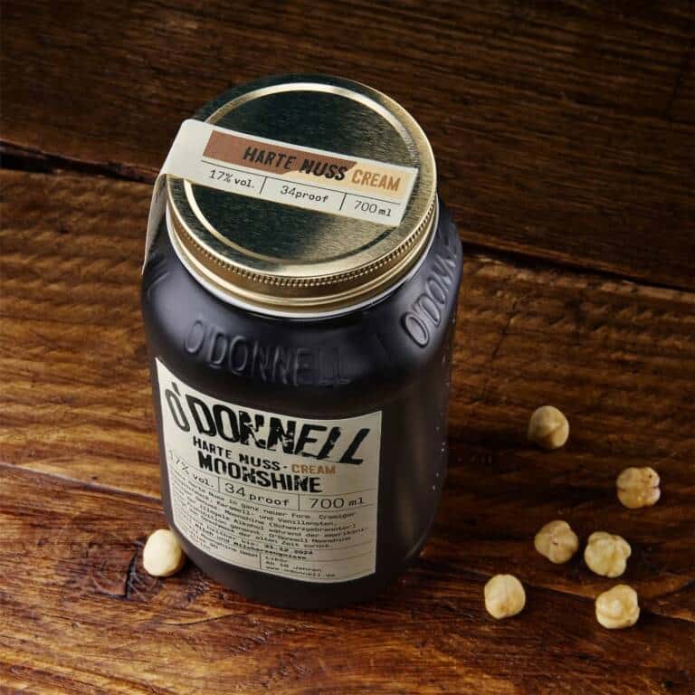 Likör O'Donnell Moonshine Harte Nuß - Cream, 0,7 l, 17% Vol. – Bild 2