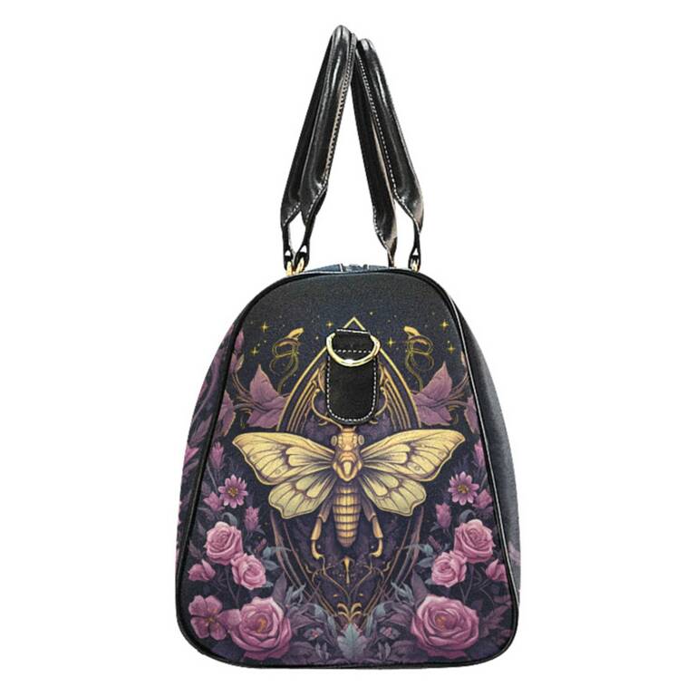 Barmetal Reisetasche Gold Butterfly – Bild 2
