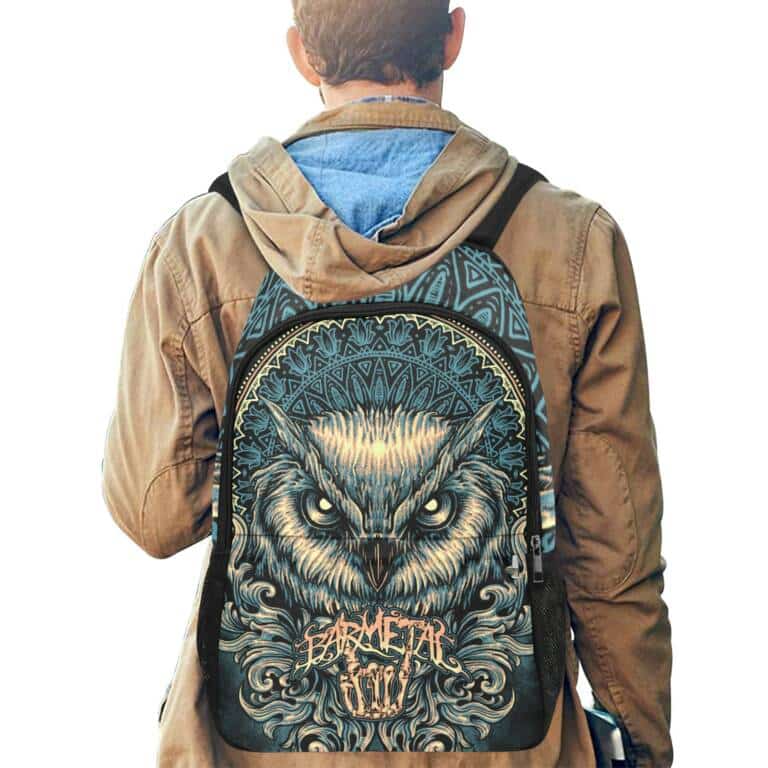 Barmetal Rucksack Mandala Owl – Bild 3