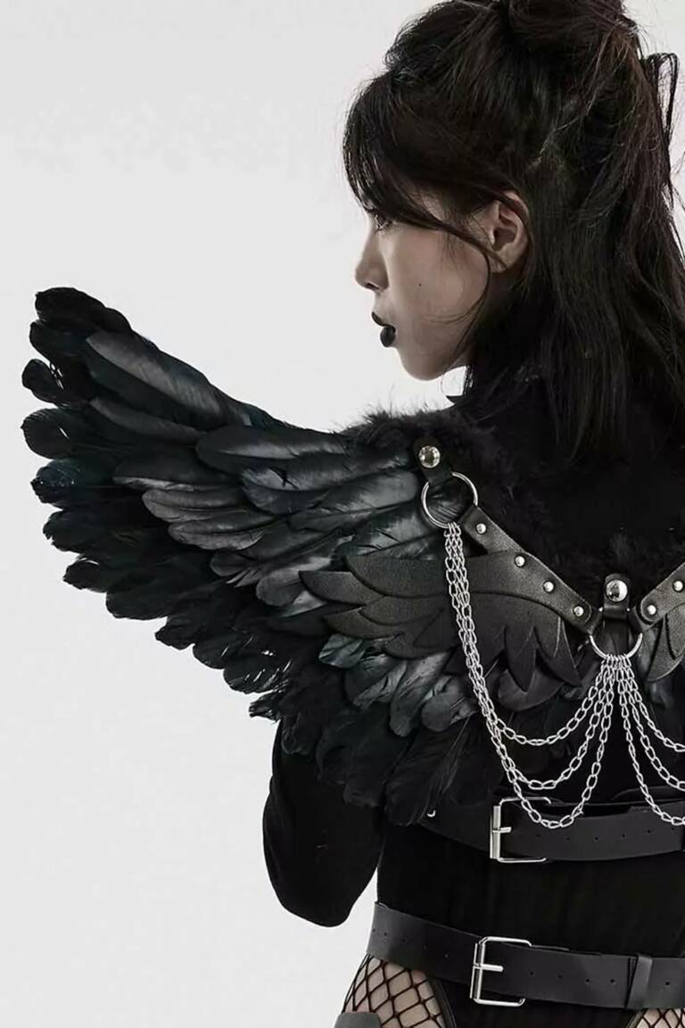 Punk Rave Flügel Gothic Angel – Bild 3