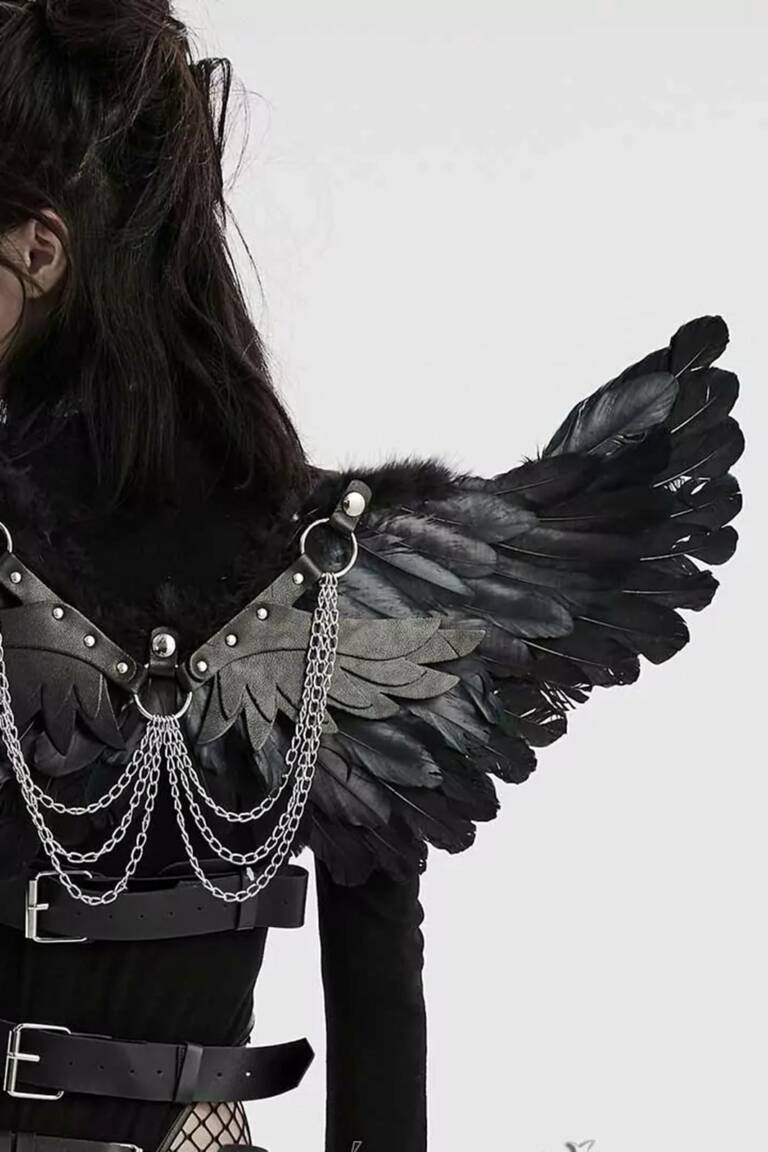Punk Rave Flügel Gothic Angel – Bild 4