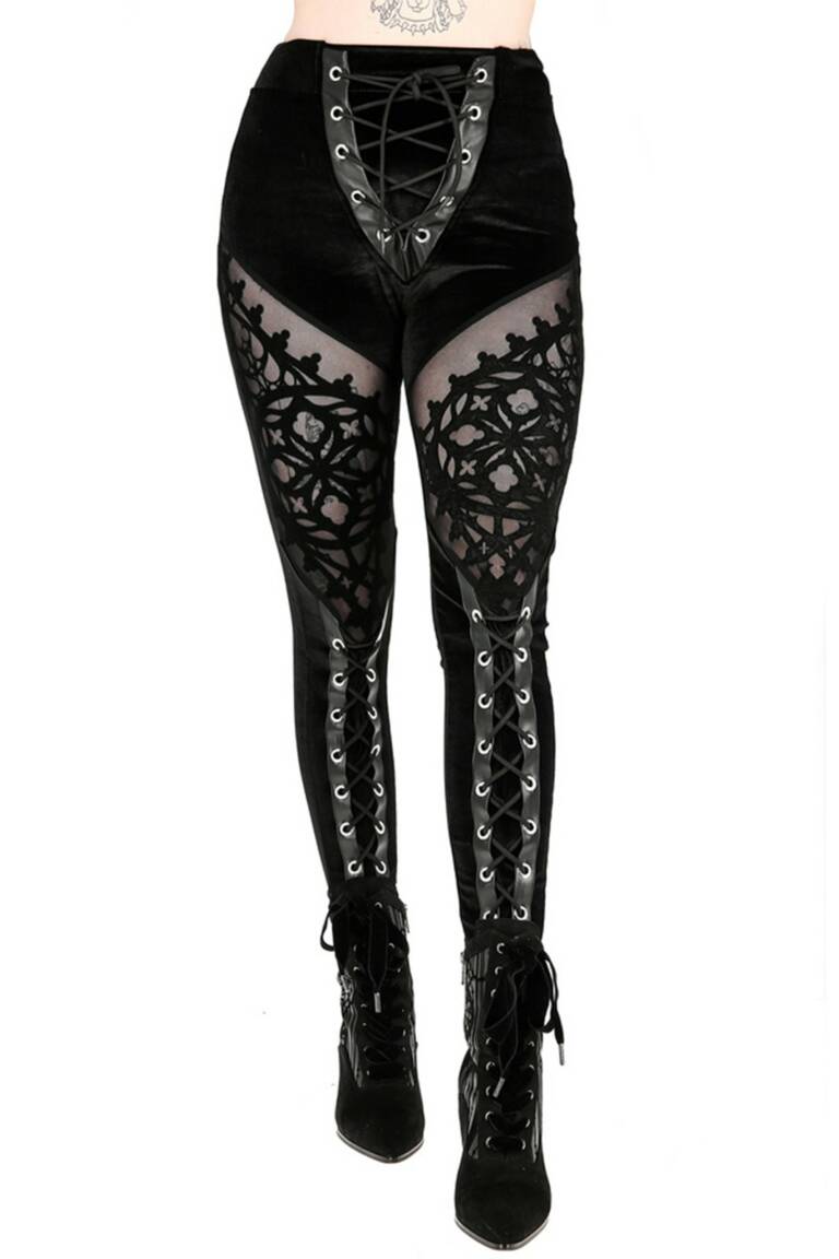 Restyle Legging Rosarium Flocked