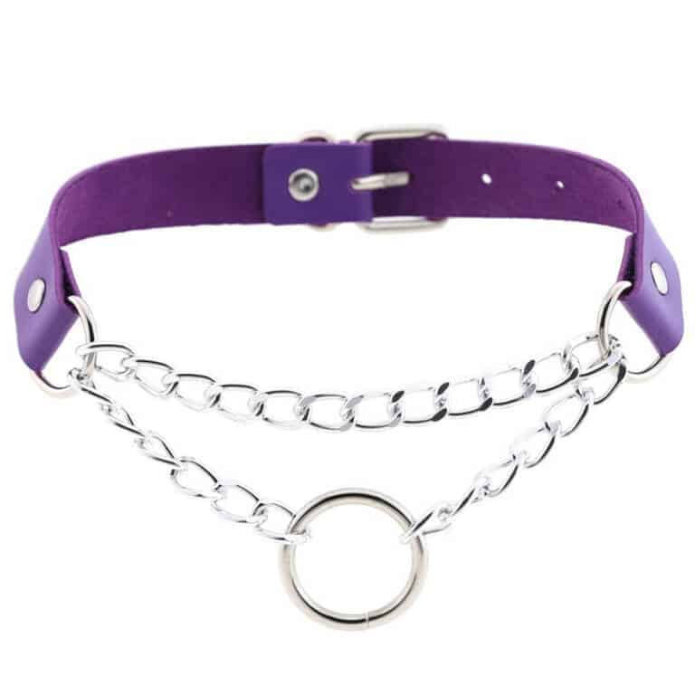 Moonattic Choker Ring of Steel