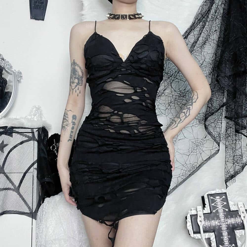 Moon Attic Kleid Tear Me – Bild 3