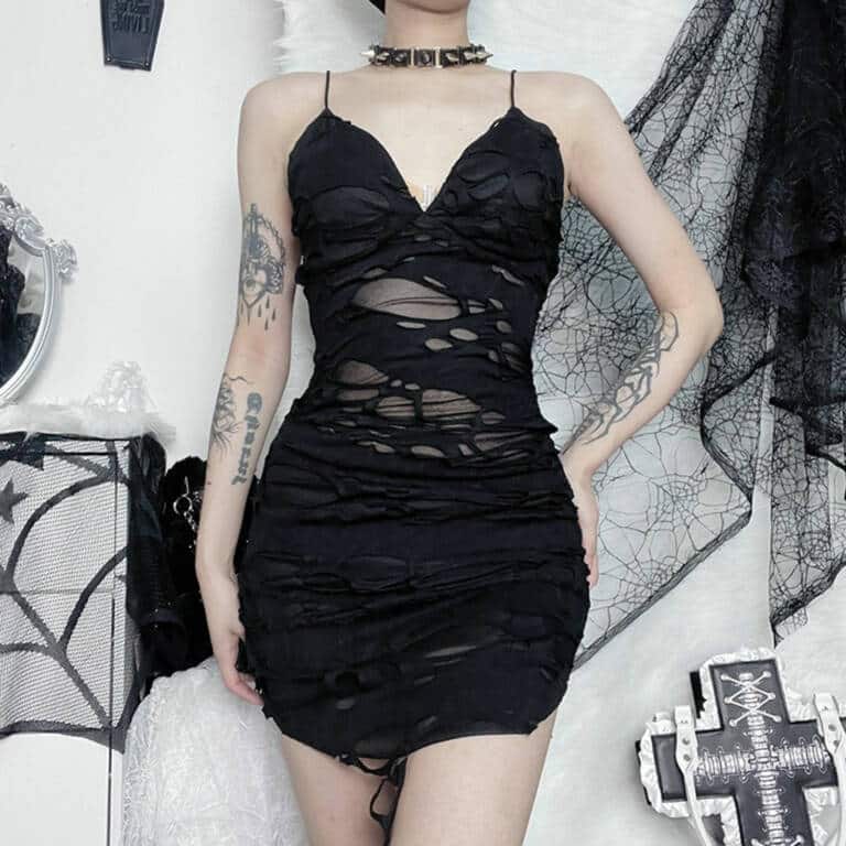 Moon Attic Kleid Tear Me – Bild 3