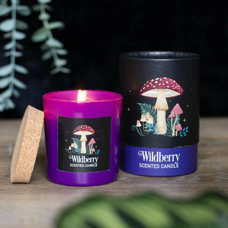 Spirit of Equinox Candle Forest Mushroom Wildberry – Bild 6